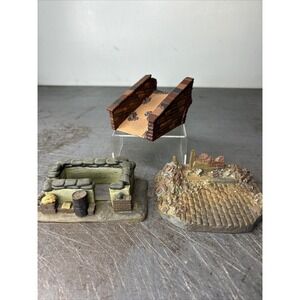 1:32 21st Century Toys Ultimate Soldier Diorama Ruined Building Bunker Bridge